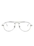 Matsuda M3142 pilot-frame glasses - Silver