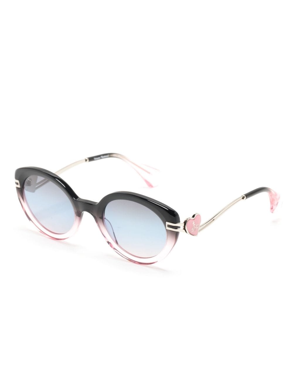 Vivienne Westwood oval-frame tinted lenses sunglasses - Grijs