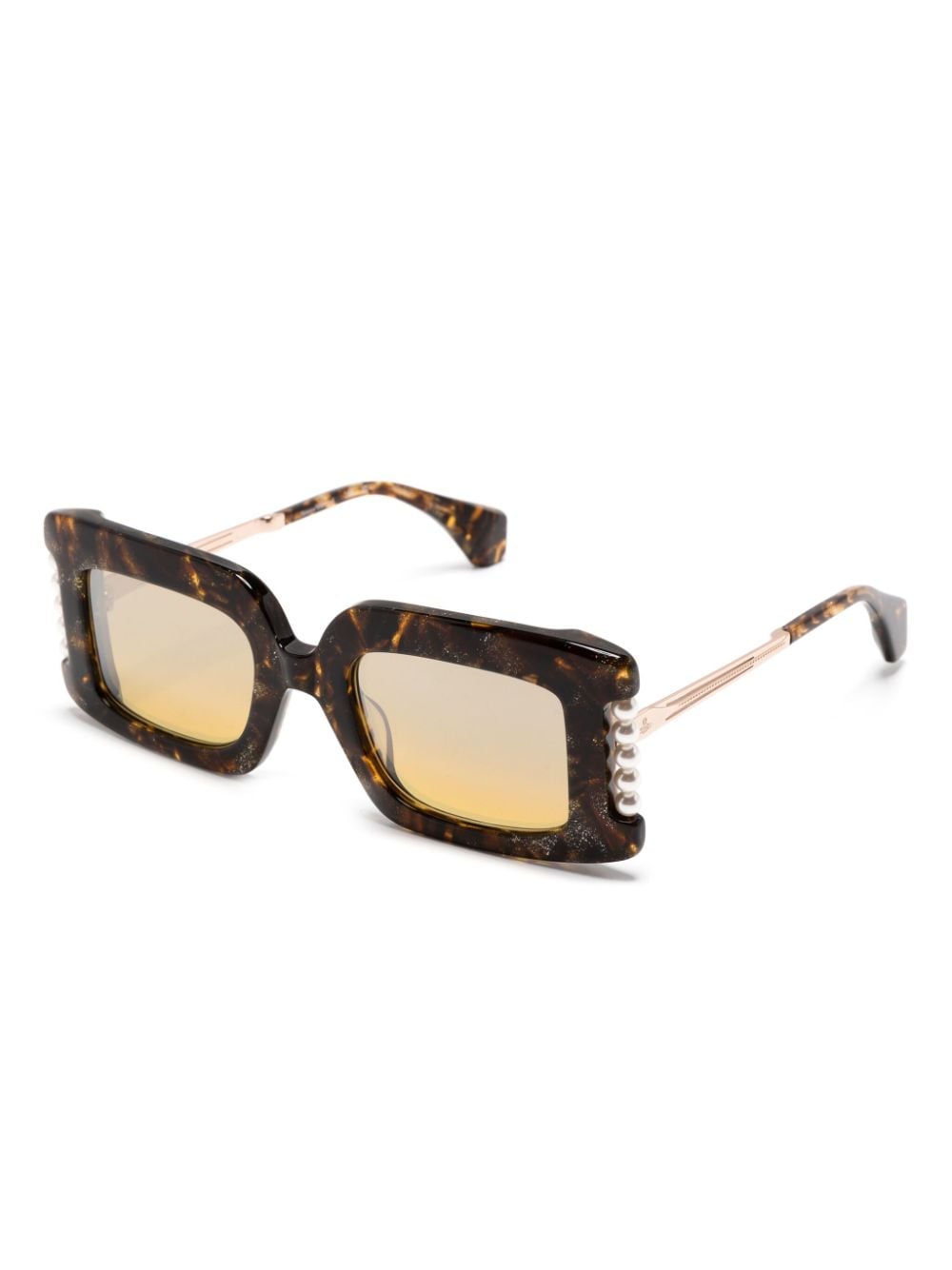 Vivienne Westwood Pearl detailed sunglasses - Veelkleurig