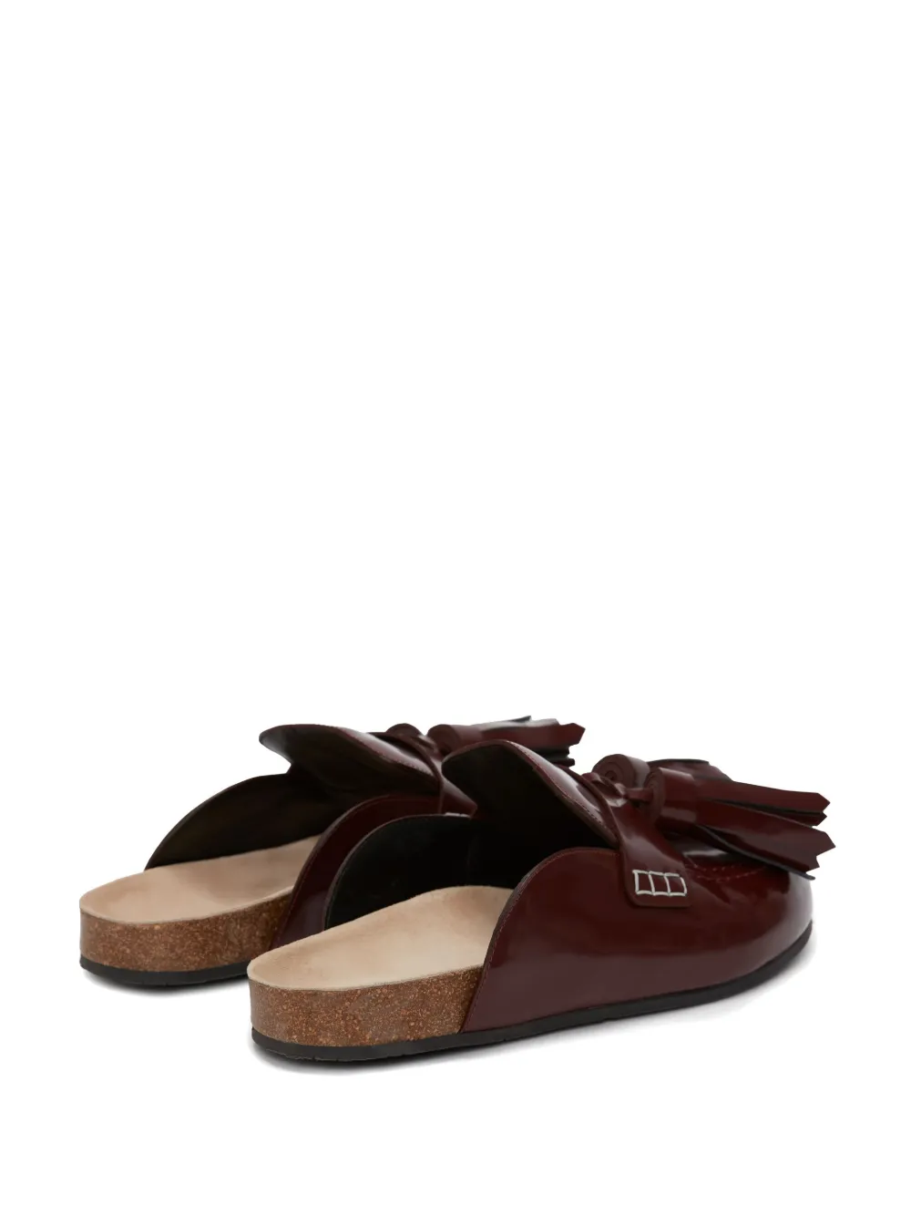 Affordable JW Anderson tassel-detail slip-on leather loafers Women