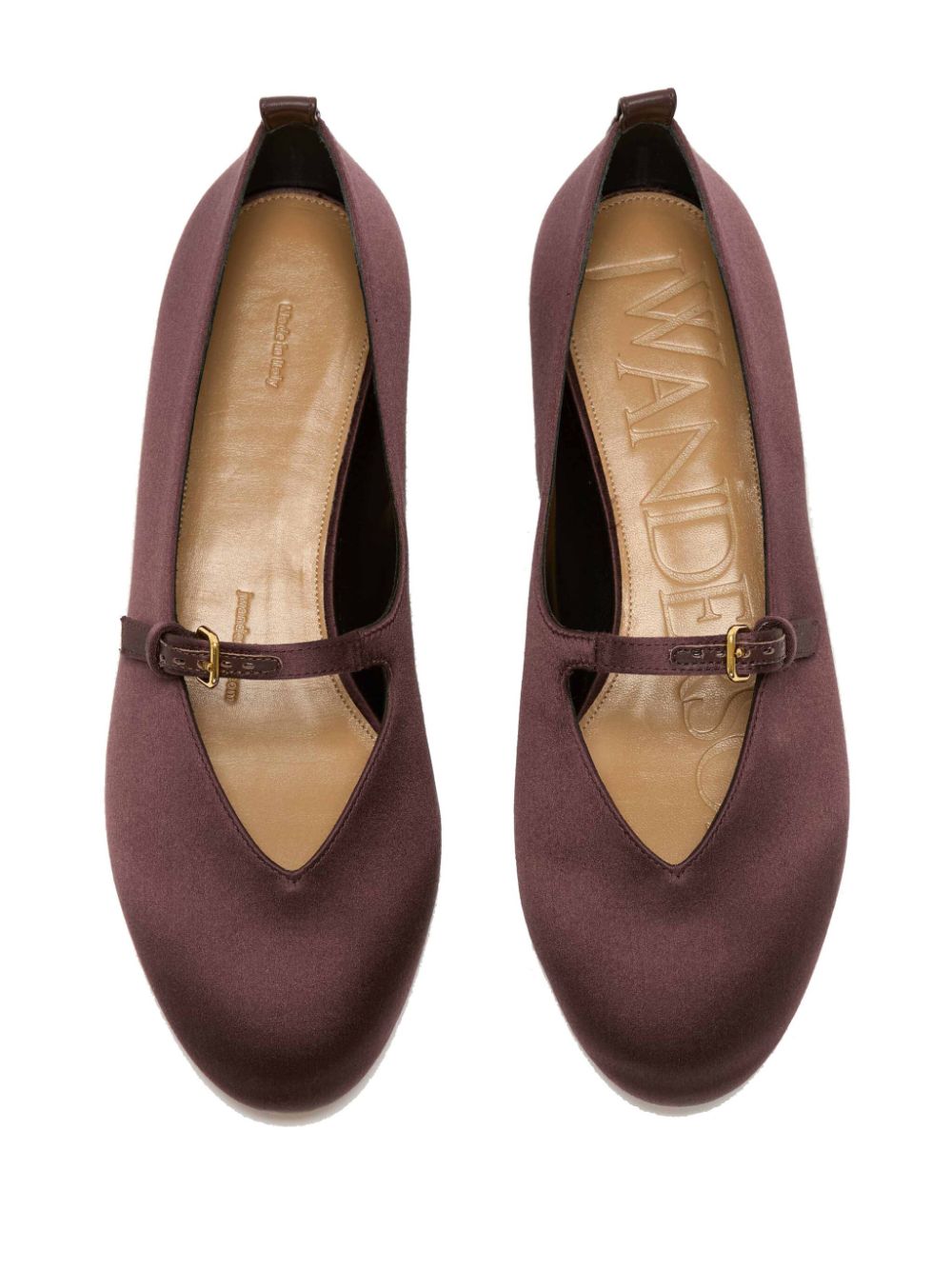 JW Anderson Satijnen ballerina's Bruin