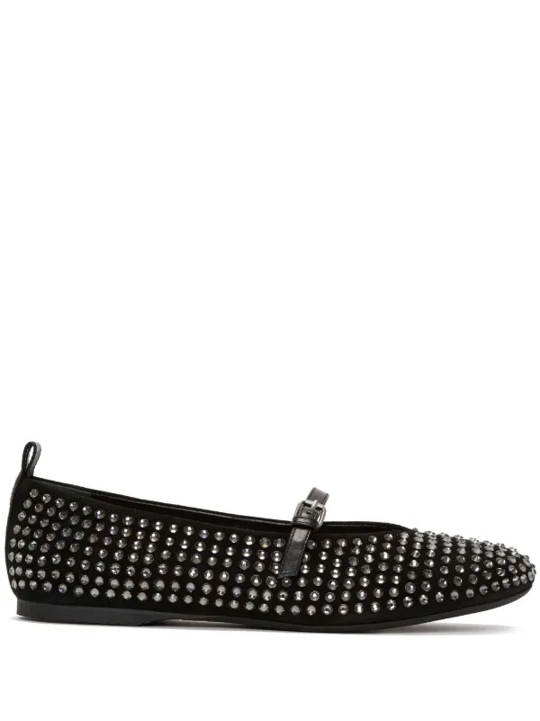 JW ANDERSON スタッズ付き 黒 バレエ　シューズ レディース JW ANDERSON スタッズ付き 黒 バレエ シューズ