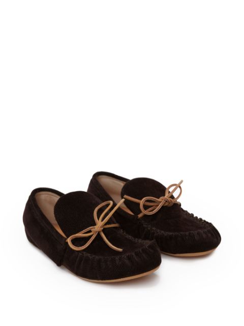 corduroy moccasin loafers 