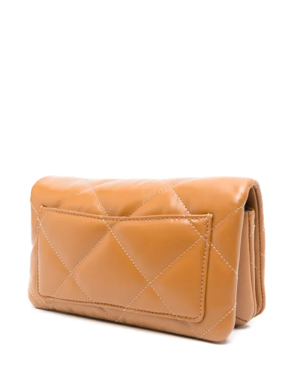 【TORY BURCH】「キラ」チェーンウォレット キラ ダイヤモンドキルト トップハンドル ミニチェーン