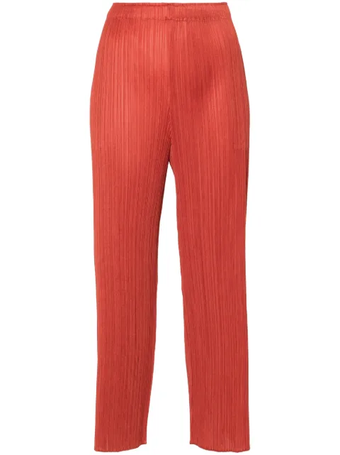 Pleats Please Issey Miyake Monthly Colors: April straight-leg trousers