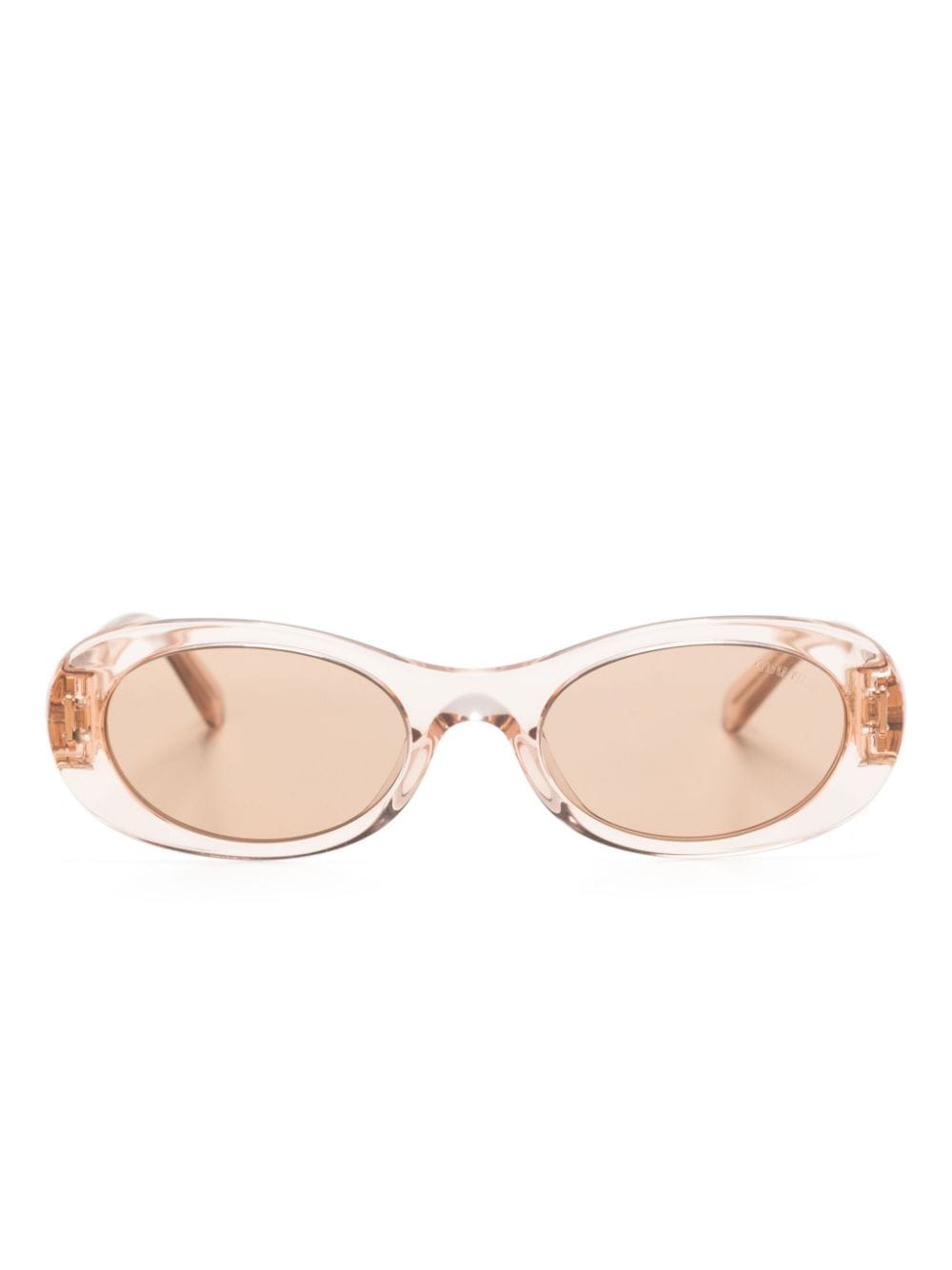 Miu Eyewear oval-frame sunglasses Roze