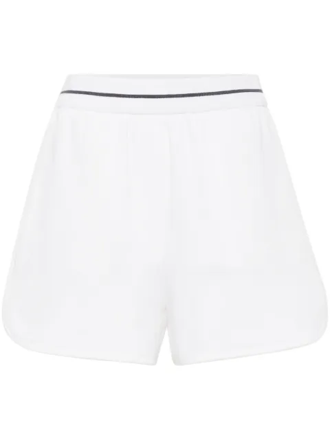 Brunello Cucinelli stripe-detail shorts Women