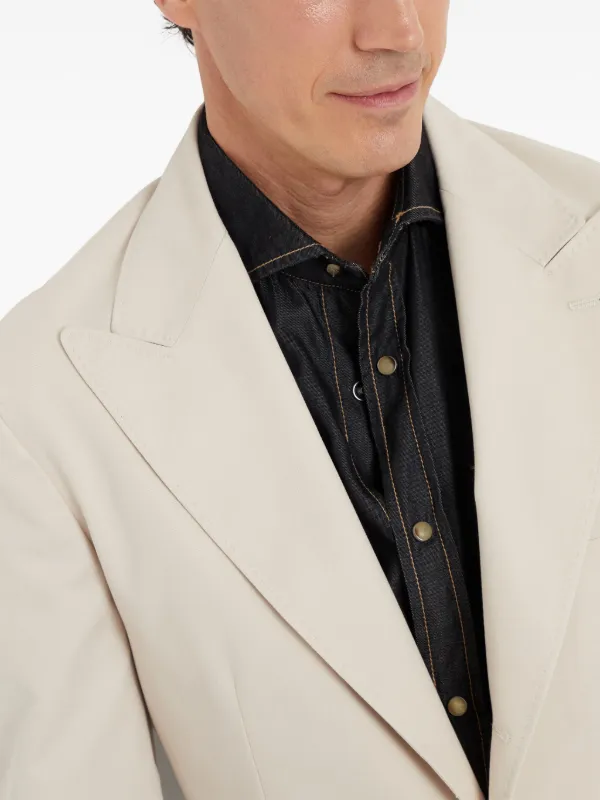 Brunello Cucinelli デコンストラクテッド ジャケット | ニュートラル