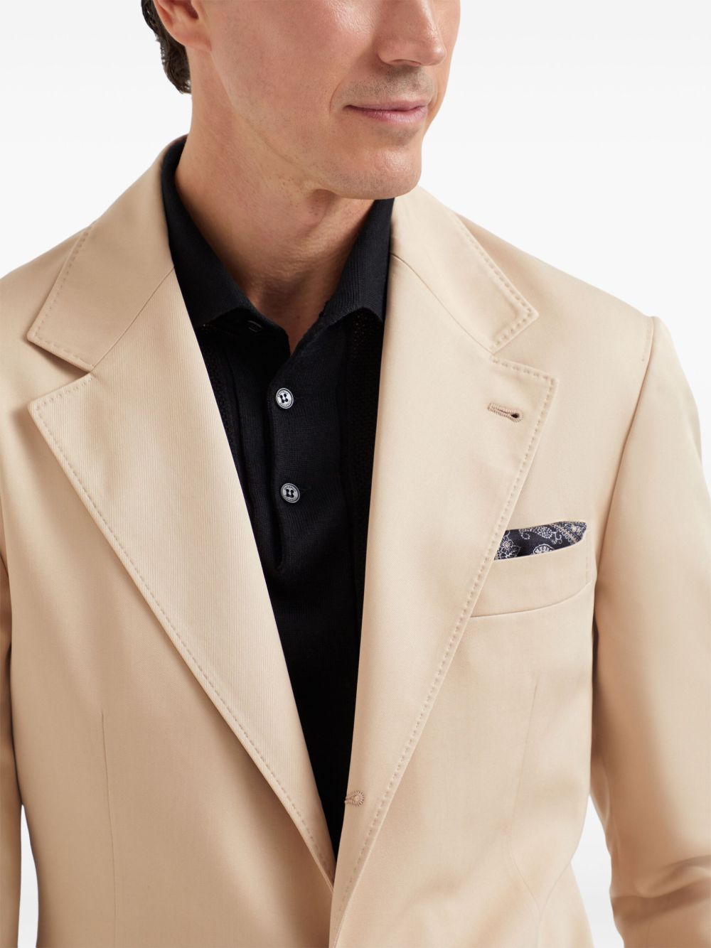 Brunello Cucinelli silk blazer Men