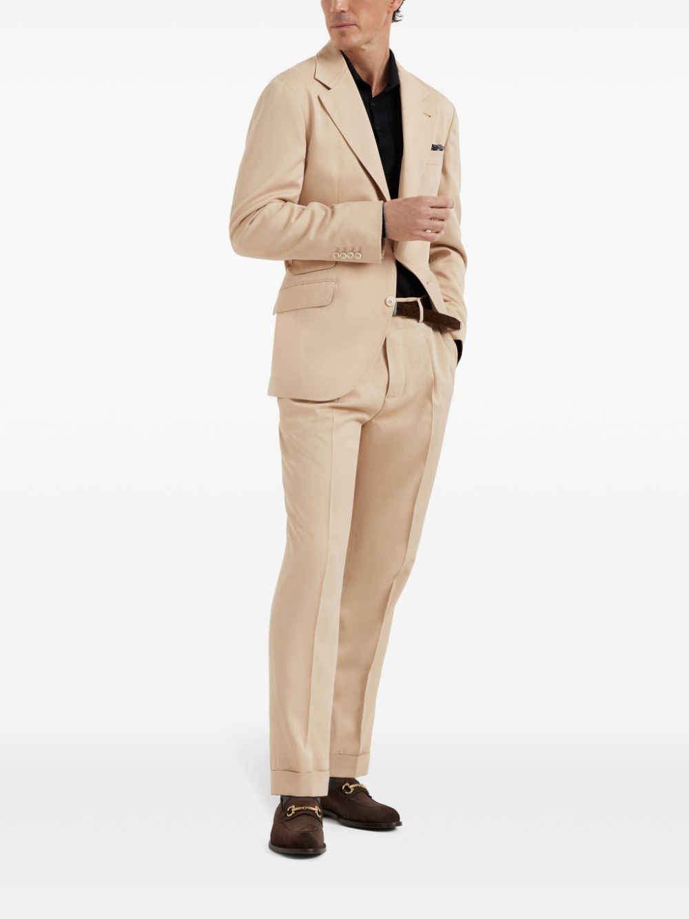 Brunello Cucinelli Zijden blazer - Beige