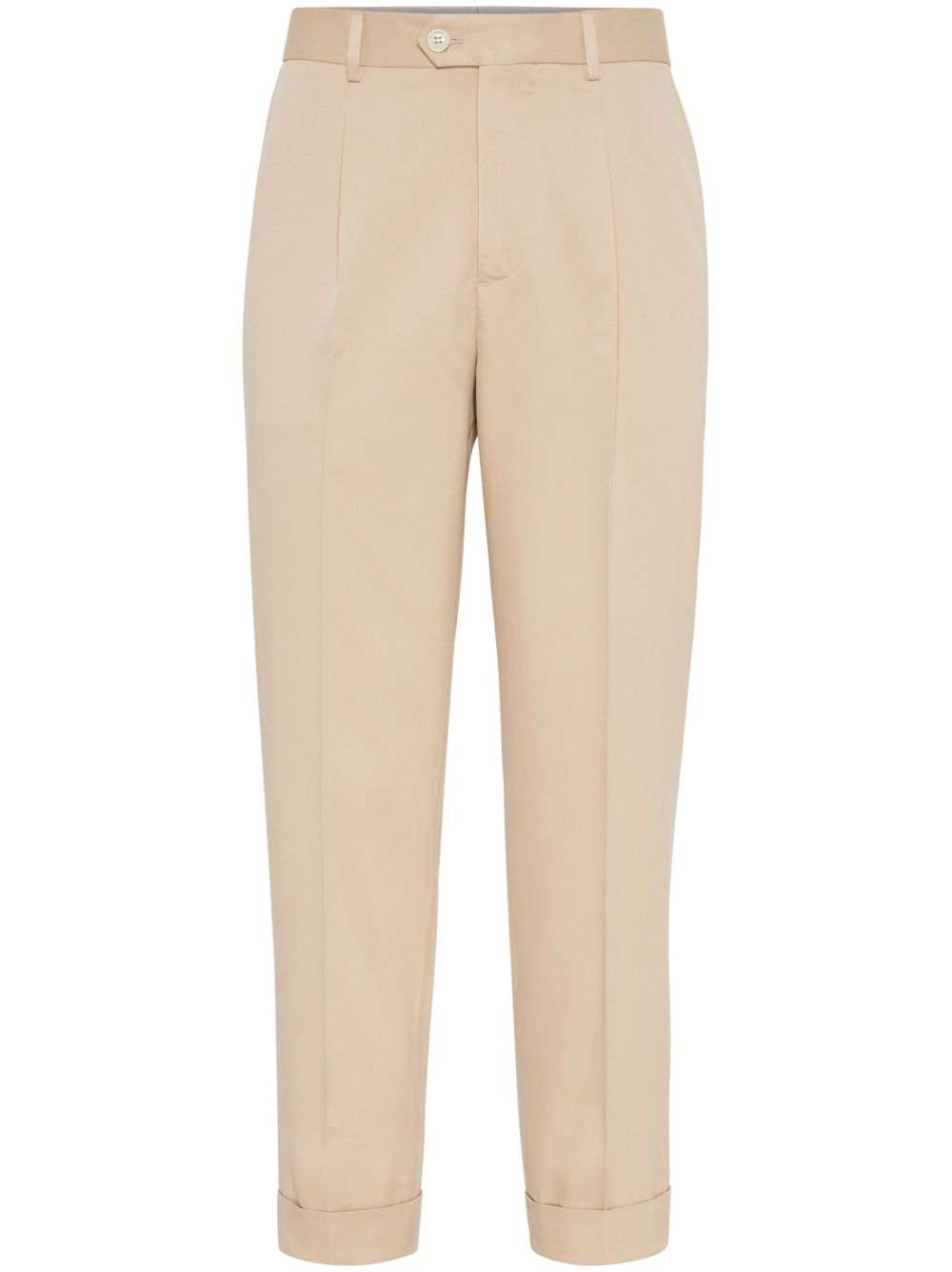 Brunello Cucinelli tapered-leg trousers - Neutrals