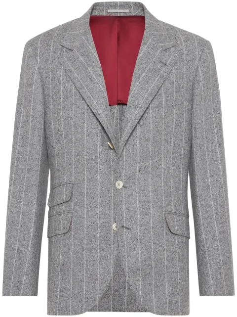 Brunello Cucinelli speckle-knit blazer