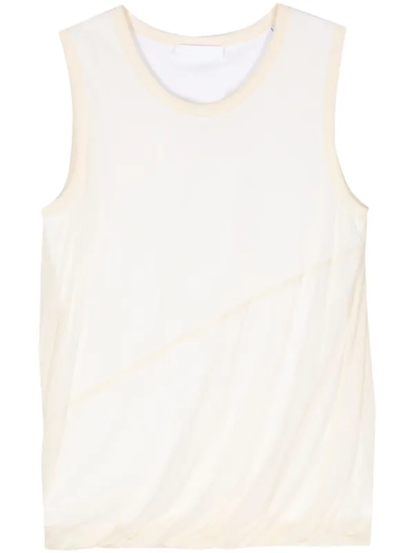 Helmut Lang Bubble タンクトップ | ニュートラル | FARFETCH JP