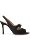 Malone Souliers Celeste 90mm crystal-buckle sandals - Black