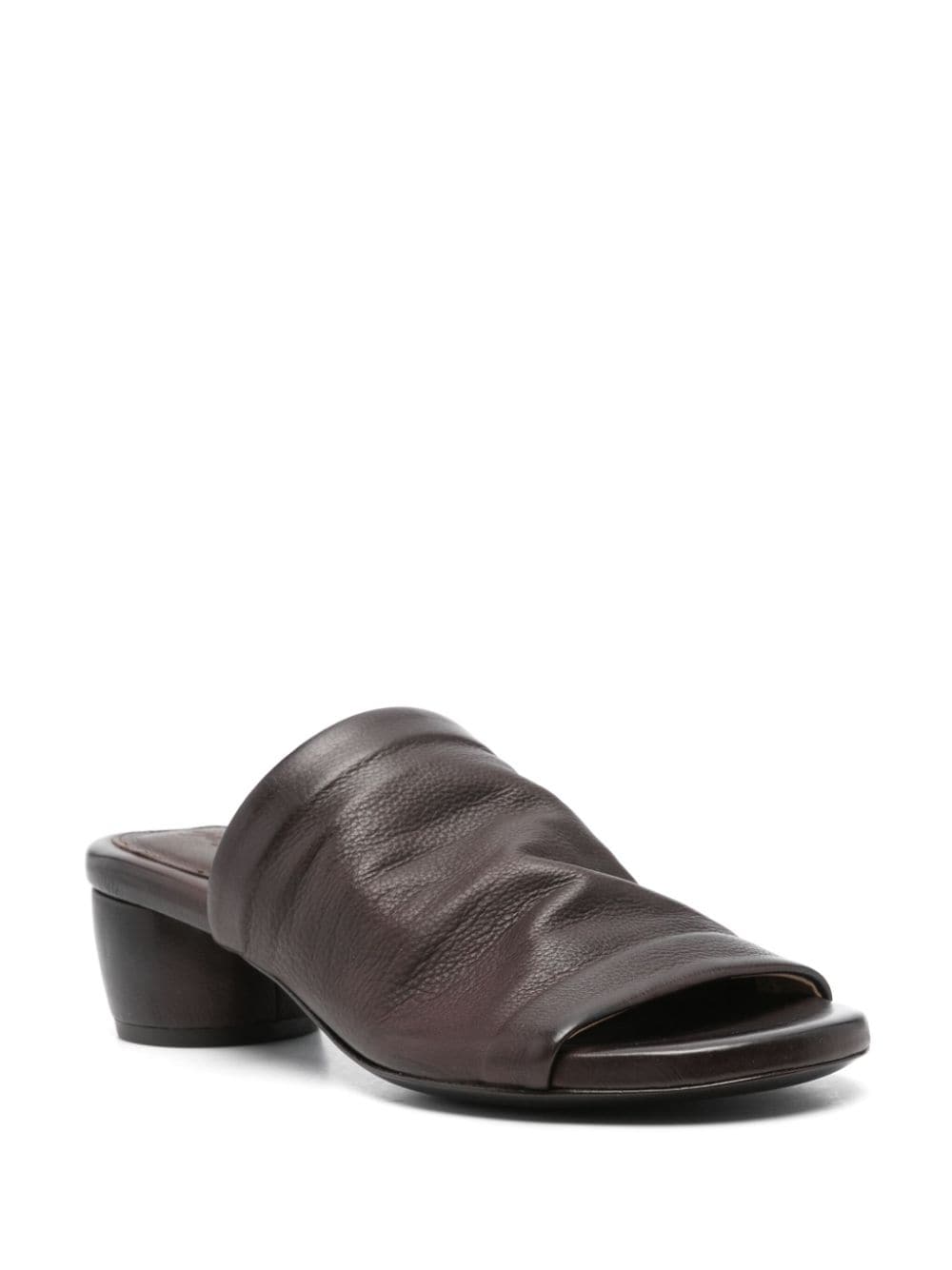 Shop Marsèll Otto 50mm Mules In Brown