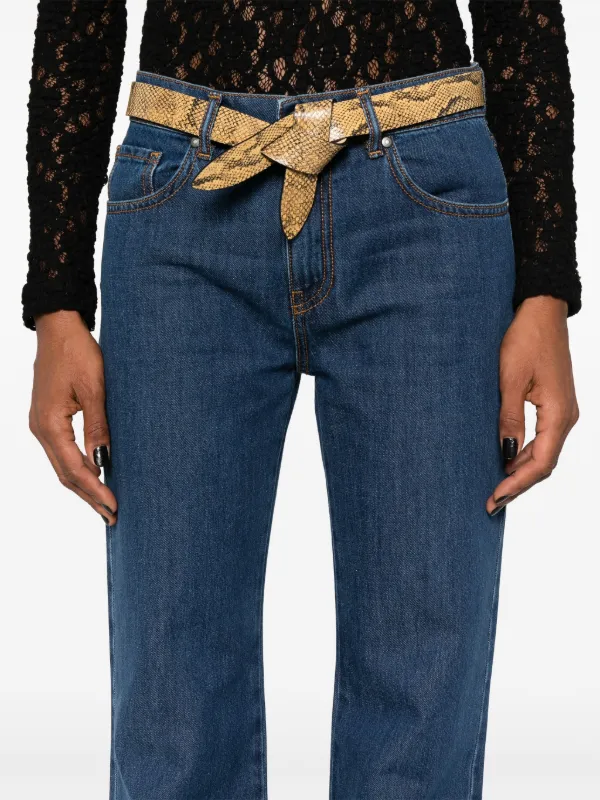 P.A.R.O.S.H. Cigan Straight Jeans | Blue | FARFETCH JO