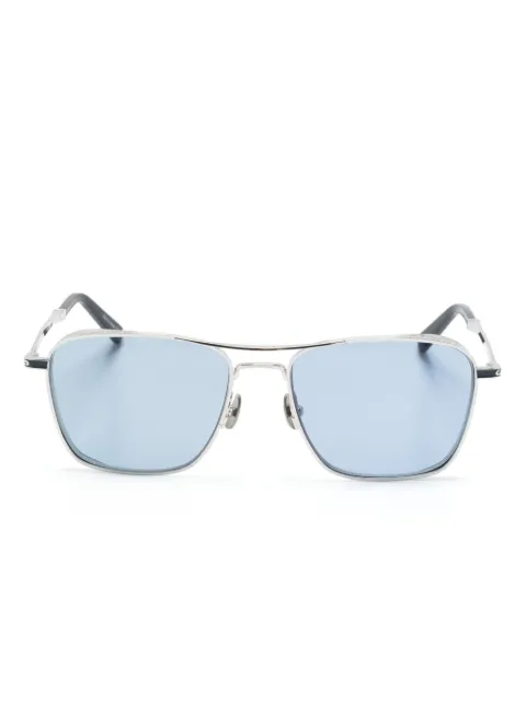 Matsuda engraved-detail square-frame sunglasses