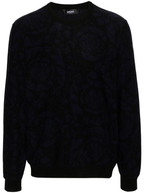 Versace jacquard-pattern jumper