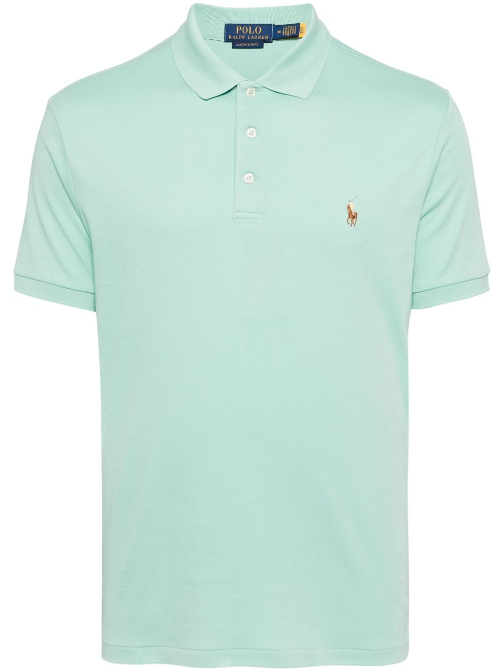 Polo Ralph Lauren Logo-embroidered Cotton Polo Shirt In Green