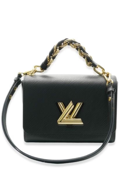 Louis Vuitton Pre-Owned 2021-2023 braided handle Twist MM two-way shoulder bag WOMEN