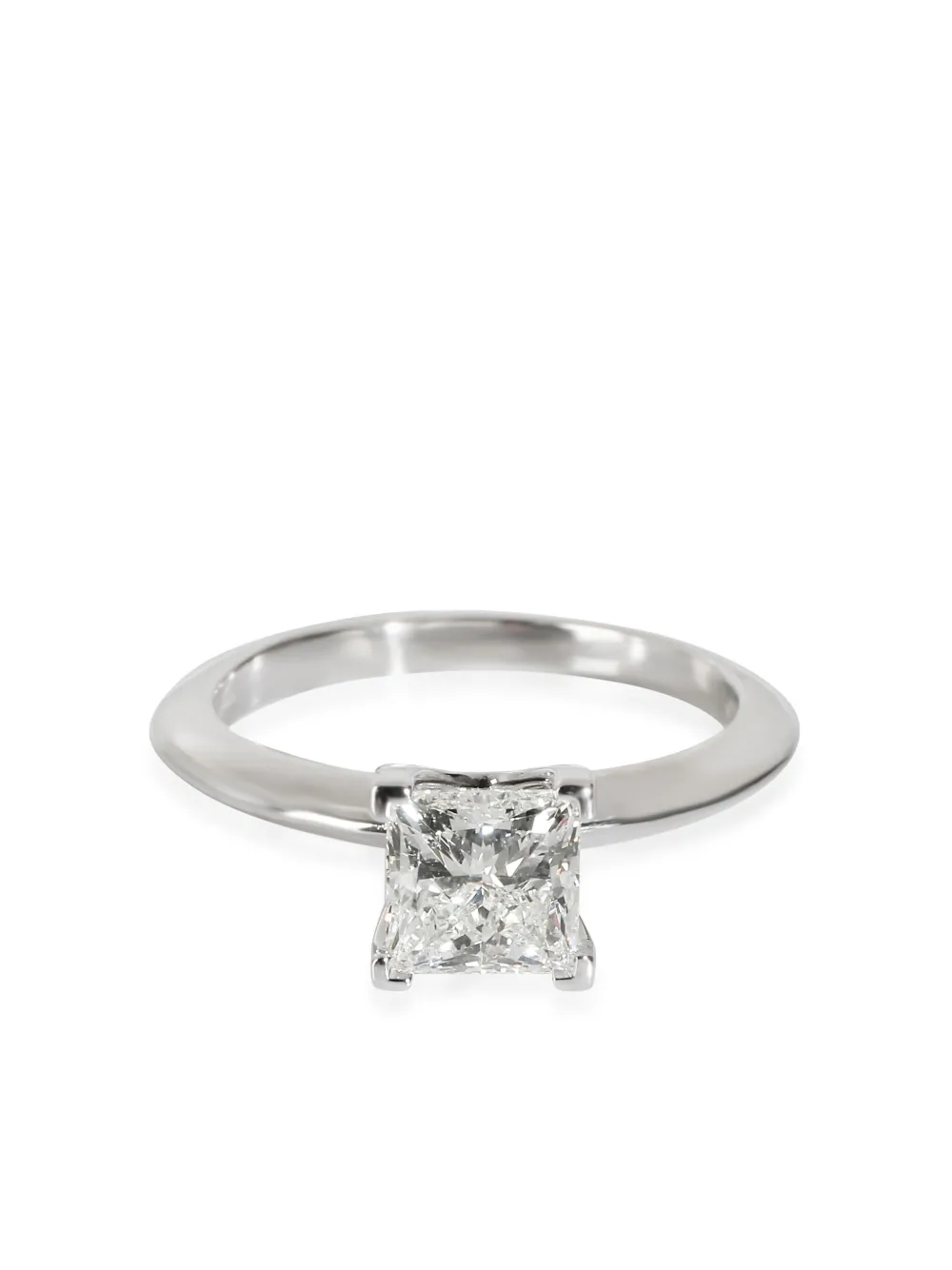 Tiffany & Co. Pre-Owned platinum solitaire diamond engagement ring | Silver | Image 1