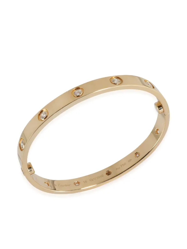 18k cartier bracelet best sale