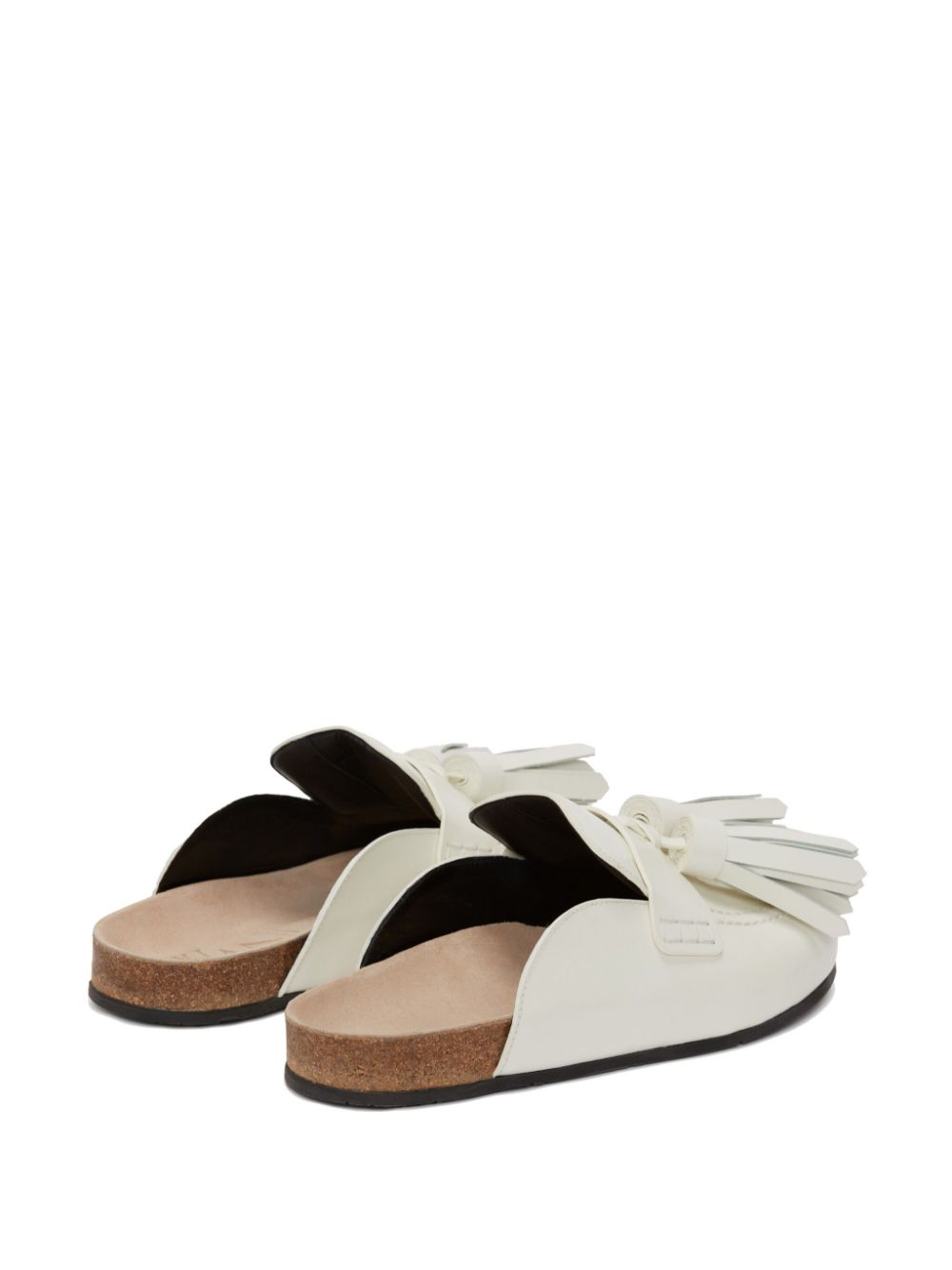 JW Anderson tassel-detail loafer leather mules White