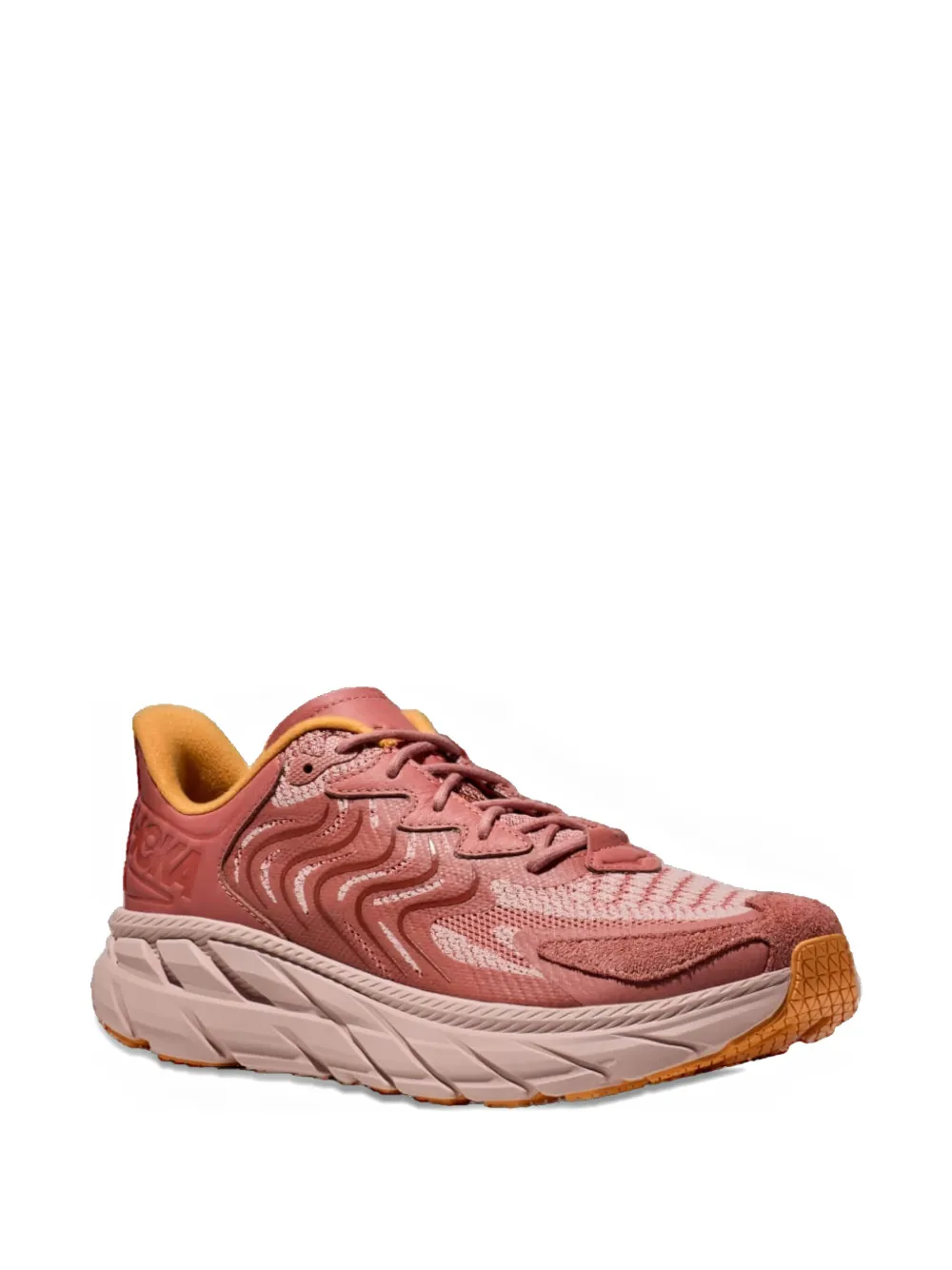 HOKA One Clifton LS "Earthenware Peach Whip" sneakers Brown