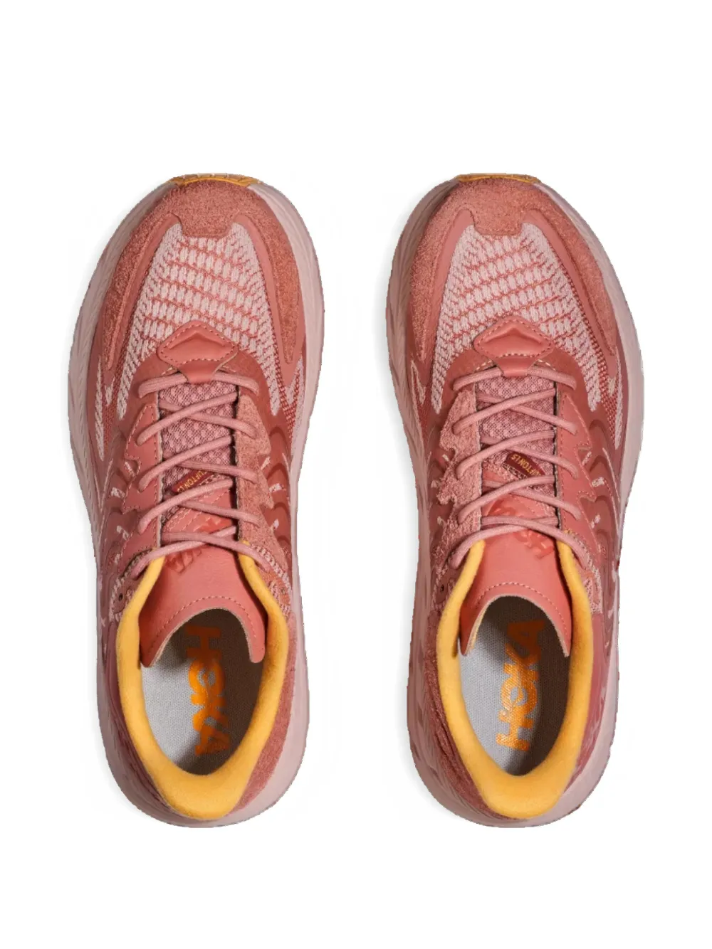HOKA One Clifton LS "Earthenware Peach Whip" sneakers Brown