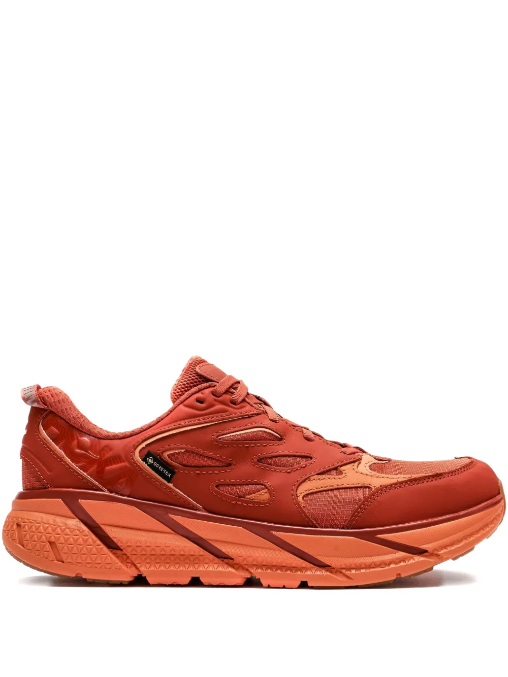 HOKA Clifton L GTX "Burnt Ochre Copper Tan" sneakers Red