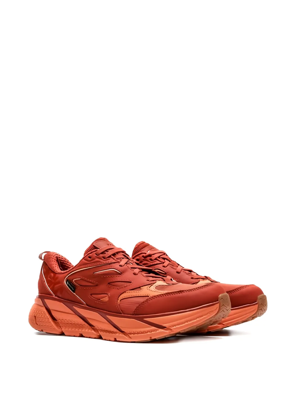HOKA Clifton L GTX "Burnt Ochre Copper Tan" sneakers Red
