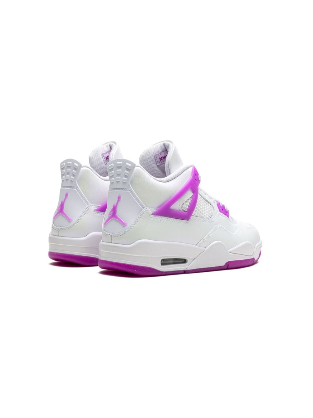 Shop Jordan Air  4 Retro "hyper Violet" Sneakers In White