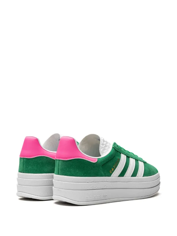 Adidas Gazelle Bold Green Lucid Pink Sneakers Green FARFETCH ZA