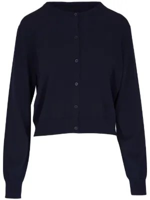 Cardigan Carolina Herrera Moutarde/jaune Avec Nœud Détail - Coton - Taille M - Occasion Très Bon état
