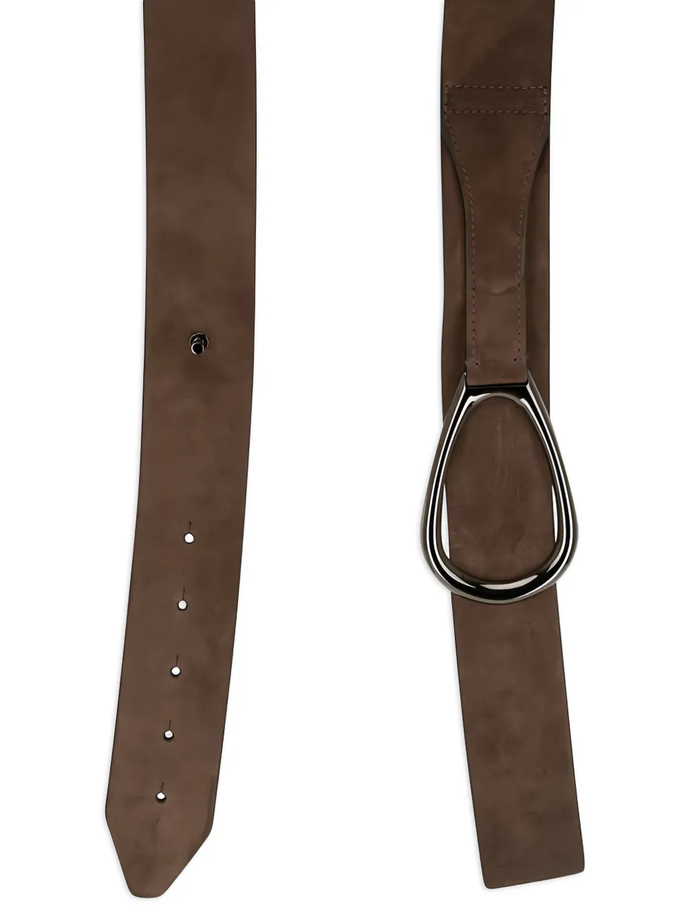  Brunello Cucinelli Triangle-buckle Belt - Brown 