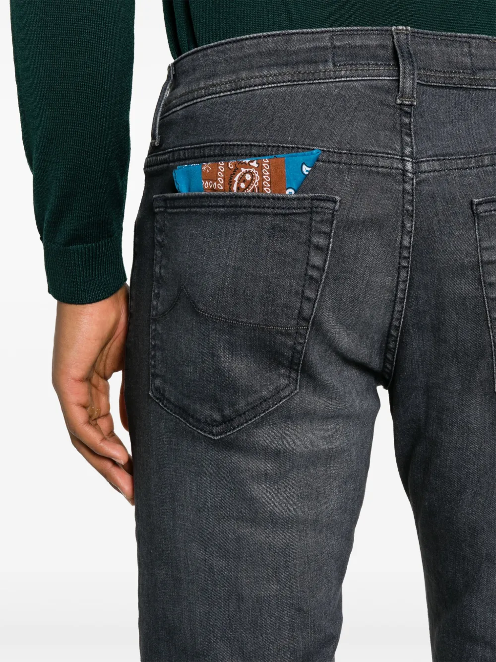 Jacob Cohën Slim-fit jeans Grijs