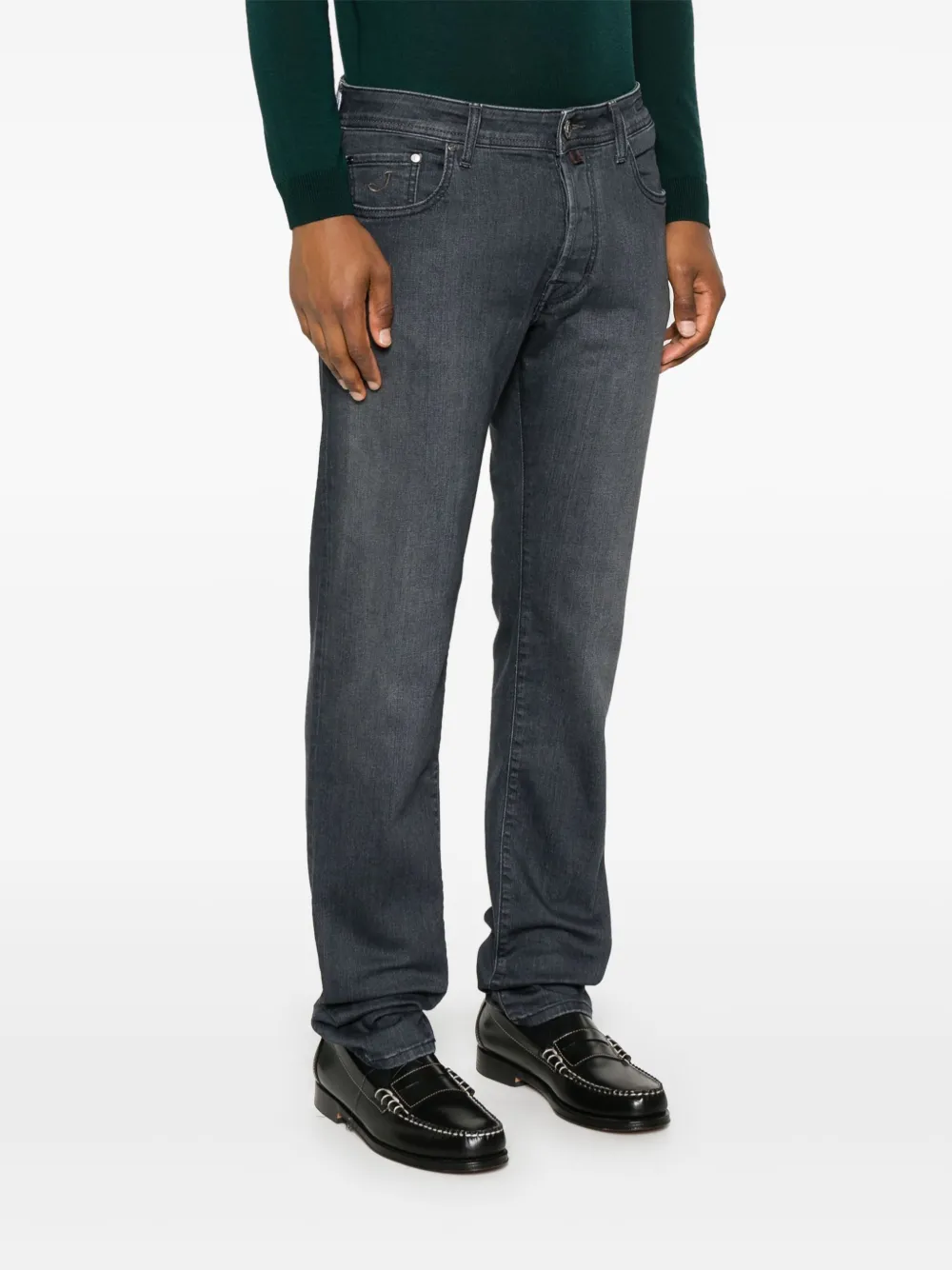 Jacob Cohën Slim-fit jeans Grijs