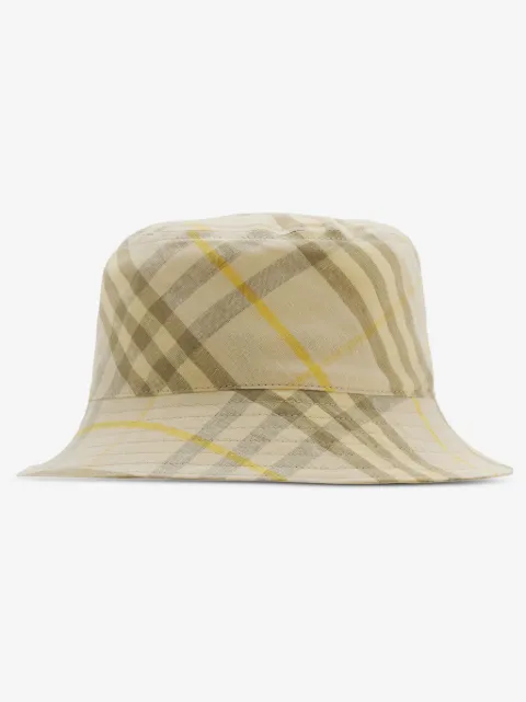 Burberry rutig fiskehatt