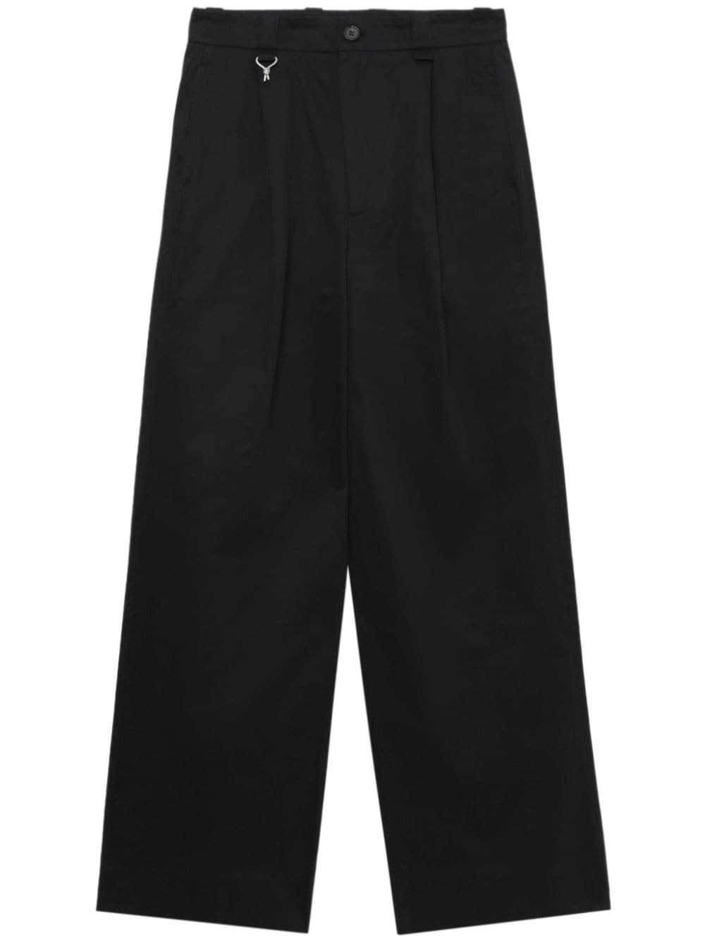 Shop Eytys Scout Wide-leg Trousers In Black