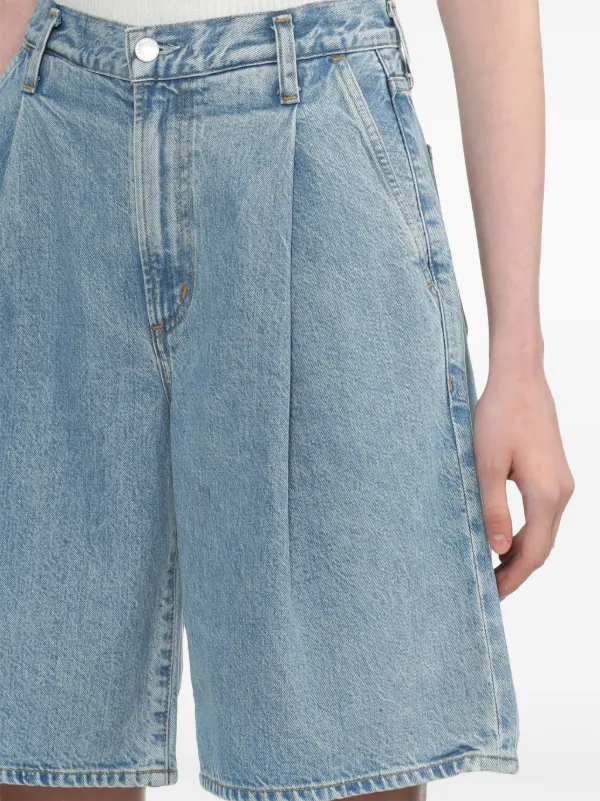 【関税込み】AGOLDE ブルー Ellis デニムショートパンツ AGOLDE Ellis ワイドショートパンツ | ブルー | FARFETCH JP
