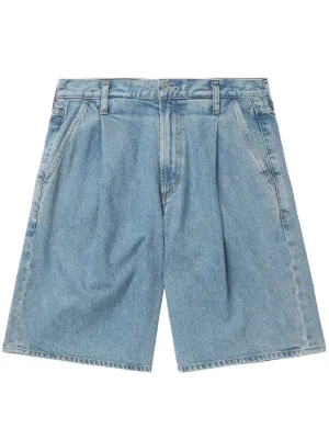 Alexander Wang ラインストーン デニムショーツ | ブルー | FARFETCH JP