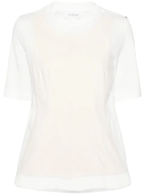 Sportmax layered-effect T-shirt