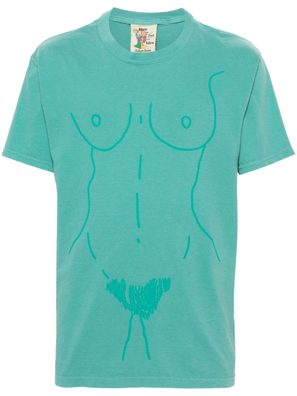 KidSuper graphic-print cotton T-shirt Groen