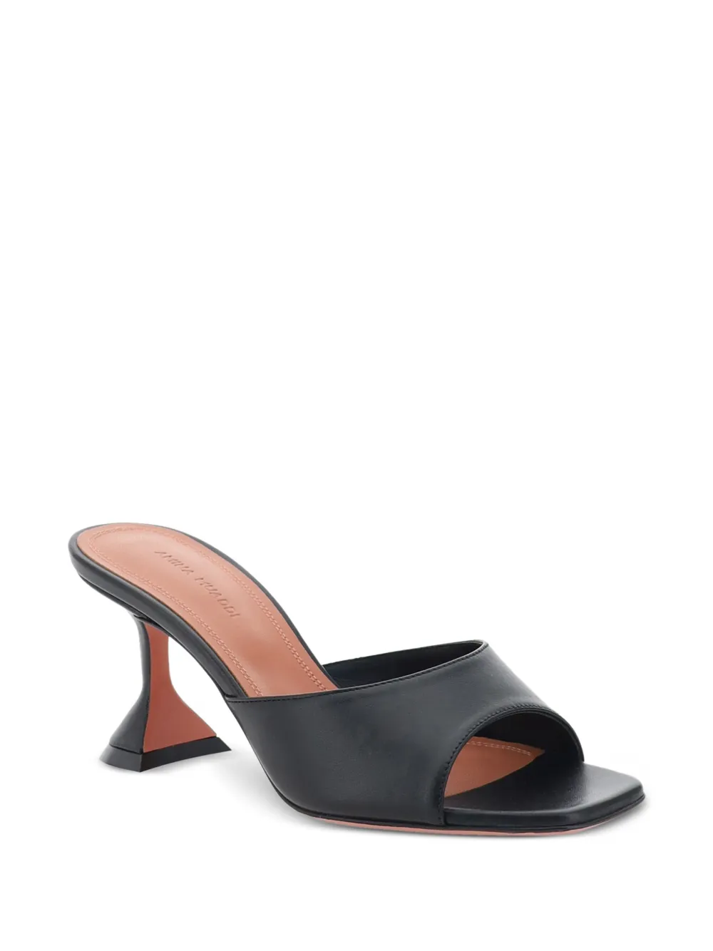 Amina Muaddi 70 mm Lupita sandalen - Zwart