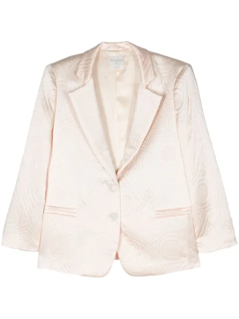Forte Forte quilted single-breasted blazer