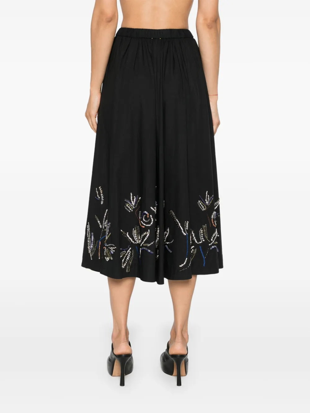 Forte Forte Gonna midi svasati con cristalli | Abbigliamento | Image 4