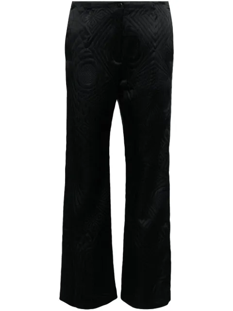 Forte Forte quilted straight trousers