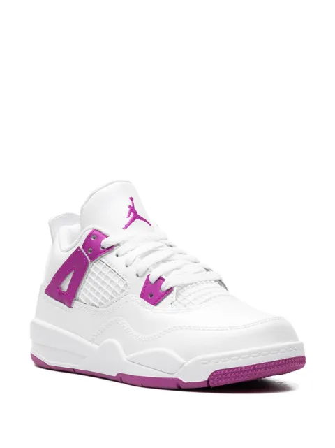 Jordan Kids Air Jordan 4 Retro PS "Hyper Violet" sneakers