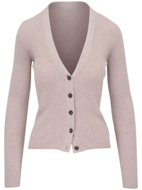 Brunello Cucinelli V-neck ribbed-knit cardigan Women