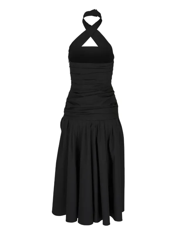 black shoulder dress Black Off Shoulder Long Sleeve Dress